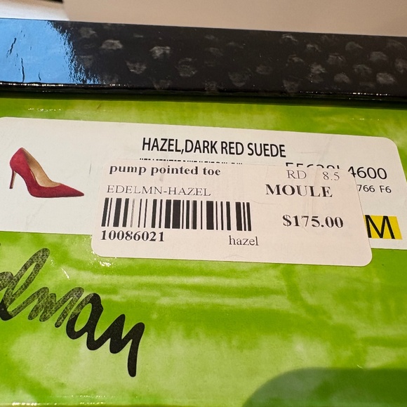 Sam Edelman Hazel Dark Red Suede Pumps, 8.5 - Picture 5 of 5